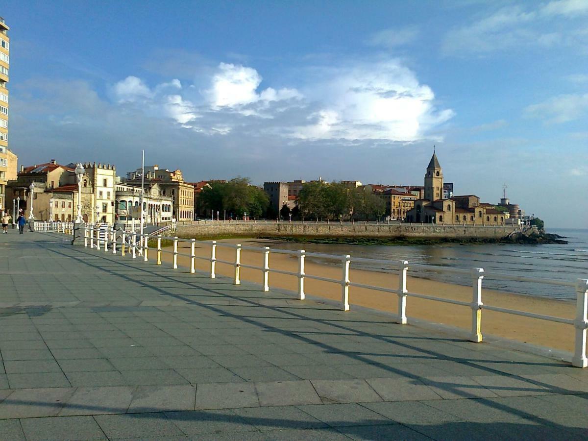 Ferienwohnung Apartamento Bianca Gijón Exterior foto